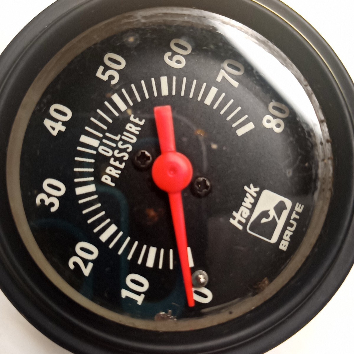 Hawk Brute Oil Pressure Gauge. Vintage. Good Condition. eBay