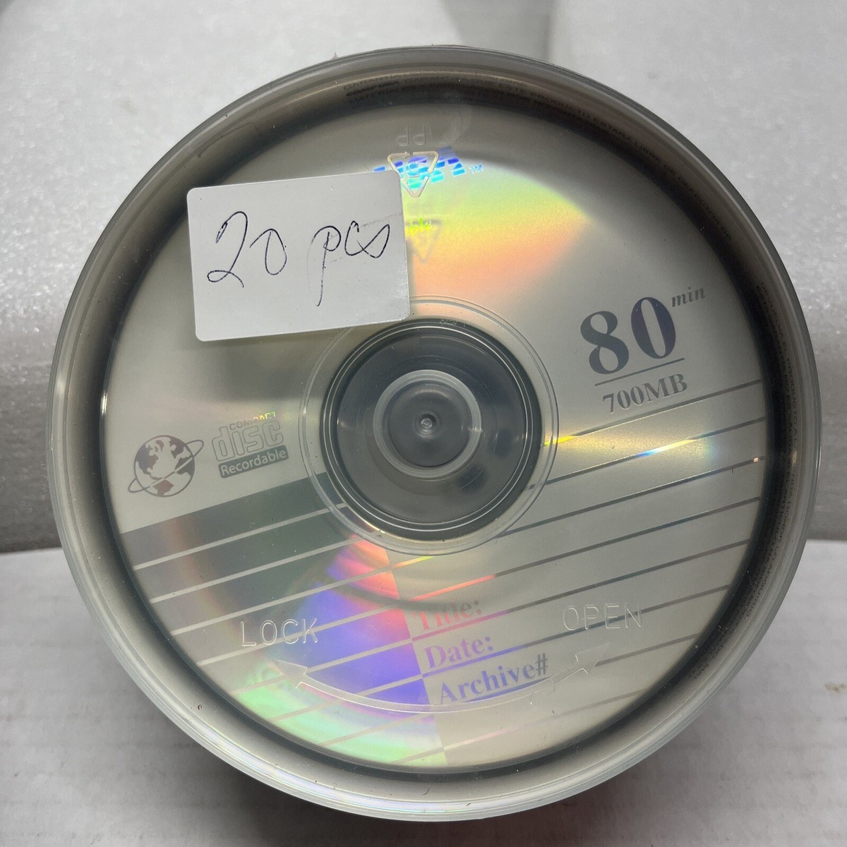 CD-R Blank Discs Comp Usa 700 MB 80 Min Open Box - 20 Pcs | eBay