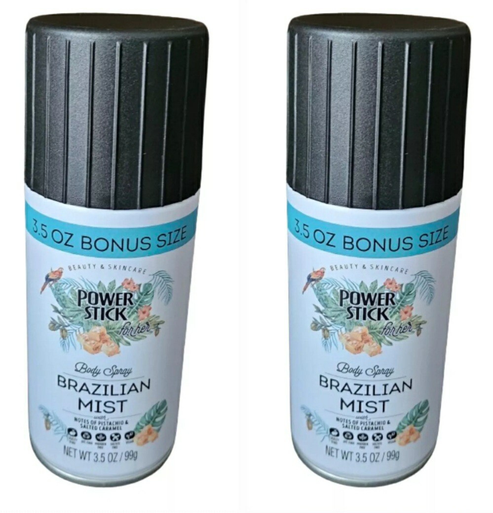 4 PACK Of Power Stick For Her Body Spray Brazilian Mist 3.5 oz | eBay