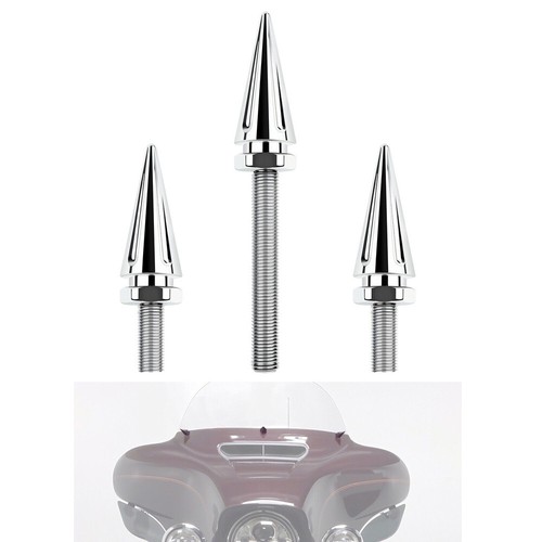 Windshield Spike Bolts 1 Set Fit for Harley Street Electra Glide Freewheeler - Picture 5 of 20