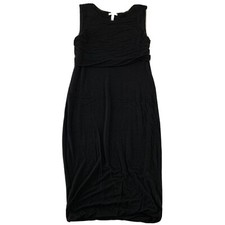 Leith Super Soft Sleeveless Little Black Pencil Dress Women's Size S
