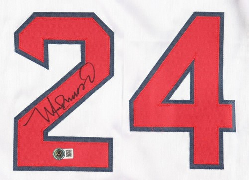 Manny Ramirez Signed Boston Red Sox Career Highlight Stat Jersey (Beckett) OF/DH - Picture 2 of 8
