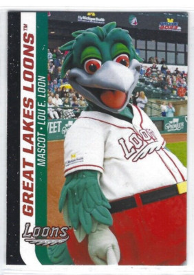 2023 Great Lakes Loons (Class A-Los Angeles Dodgers) Lou E. Loon (mascot)