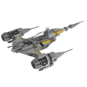 Custom MOC-100546 N1 Fighter with Stand 379 Parts Building Blocks Toys Set