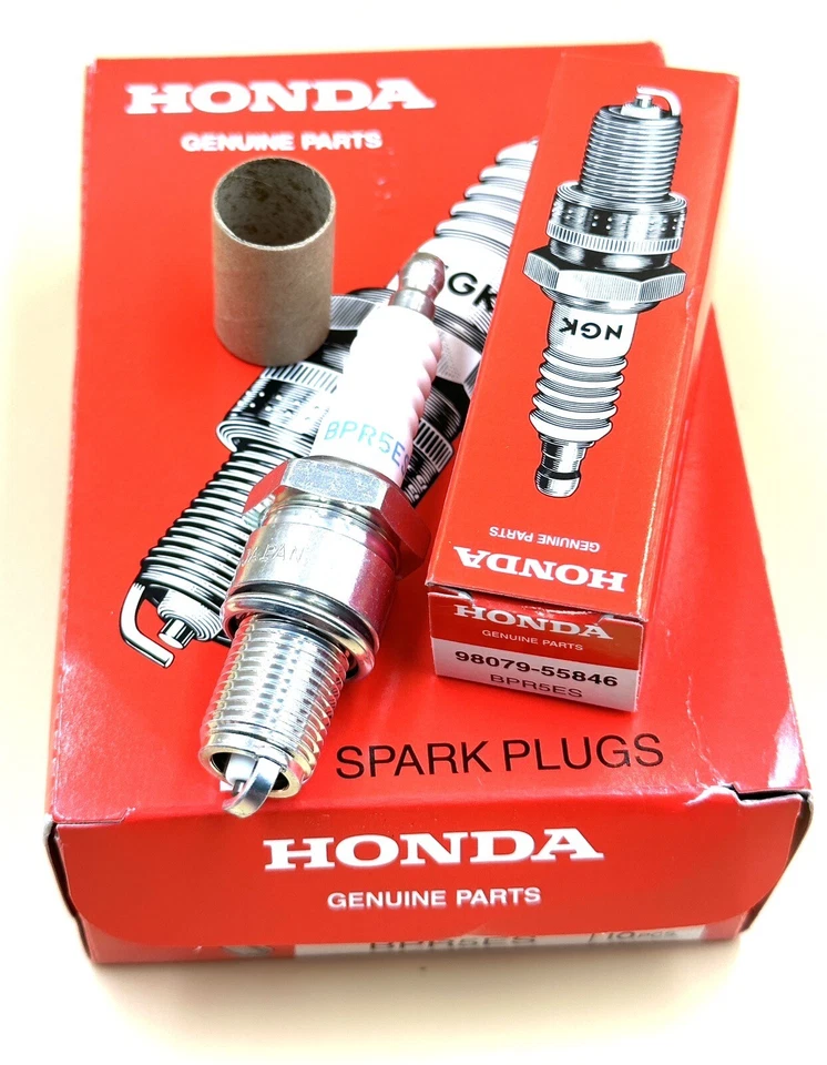 10PK BUJÍA ORIGINAL HONDA 98079-55846 BPR5ES GX160 GX200 GX270 GX340 GX390 Foto 2 de 4