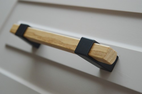 ASAS MODERNAS PINTADAS SOLIDWOOD EMPUÑADAS PARA MUEBLES ASAS NUEVAS BA 128 mm - Imagen 11 de 16