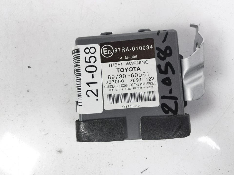 2006 2007 2008 2009 Lexus Gx470 Anti-Theft Control Module 89730-60061 - Изображение 2 из 4
