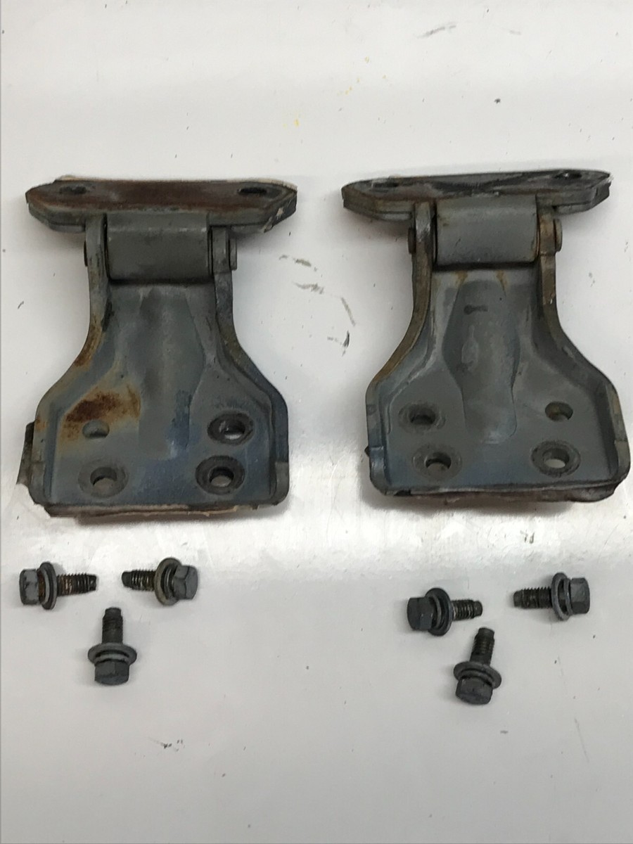 ハン、ハン 1986 - 1988 Nissan 300ZX Z31 Door Hinges Right RH Hand Side Blue