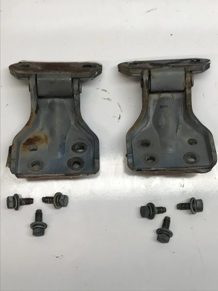 Nissan 300ZX Z31 1986-1988 bisagras de puerta lado derecho derecho azul herrajes OEM Foto 3 de 4