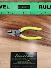*NEW* Snap On 44ACF Hi Viz Yellow - Mini Combo Slip Joint Pliers