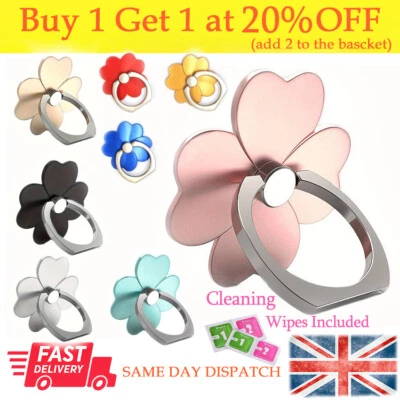 Mobile Phone Ring Holder Finger Grip Rotates 360° Stand Mount for Mobile UK