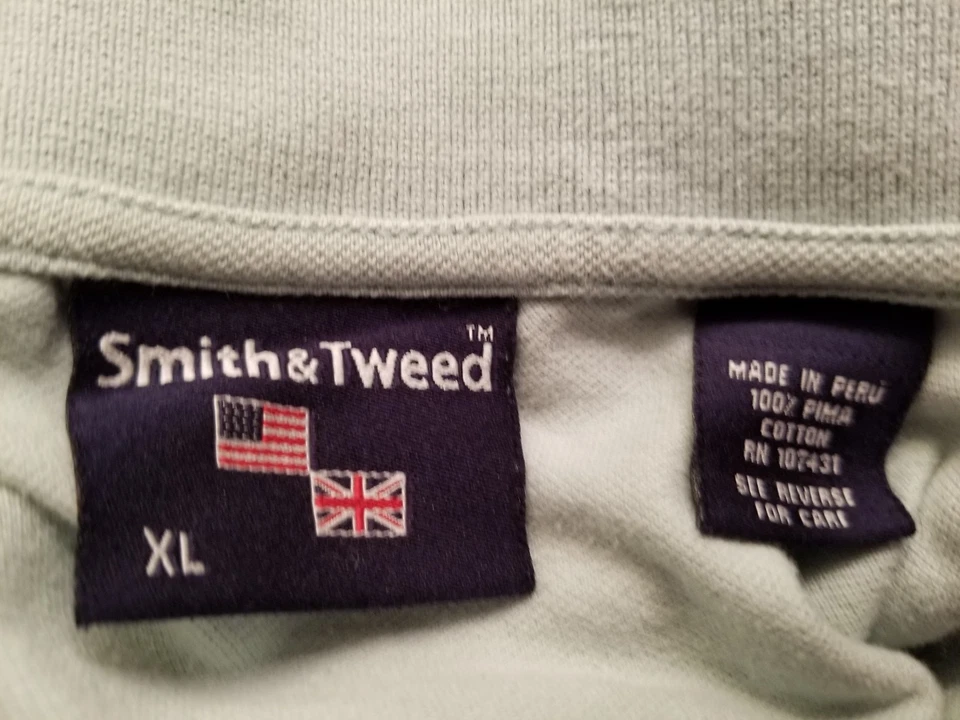 Smith & Tweed Mens Shirt Size XL X Large Green - Image 2 of 3