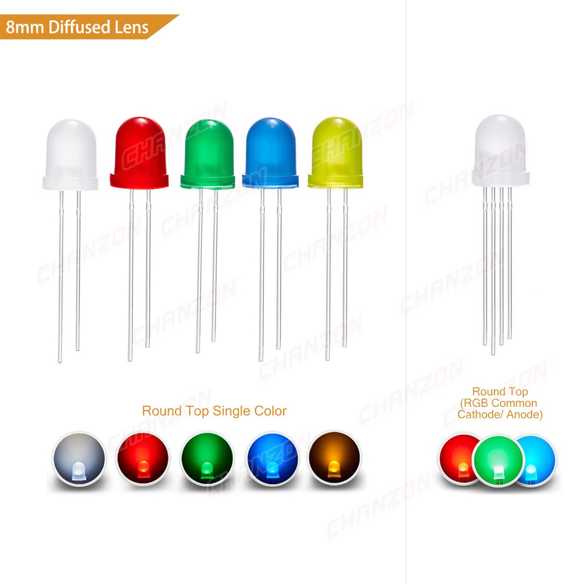 3mm 5mm 8mm 10mm UV LED Diode Red White RGB Lights Emitting 3mm 5mm 8mm 10mm UV LED Diode Red White RGB Lights Emitting