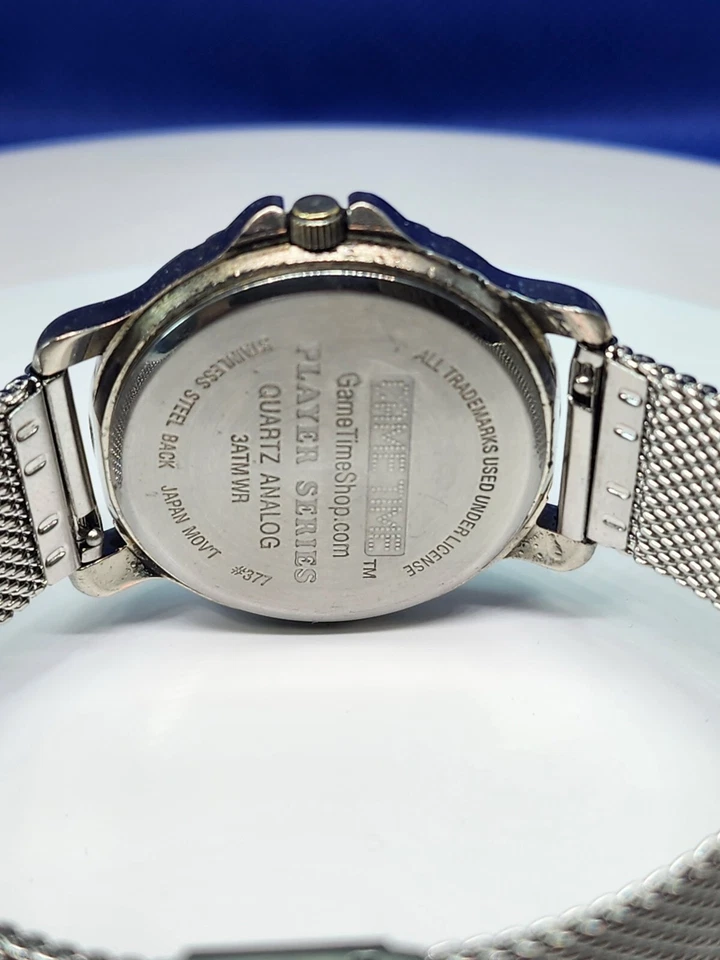 Reloj a rayas NY Yankees para hombre, correa nueva "Player Series". Funcionando. Foto 4 de 4