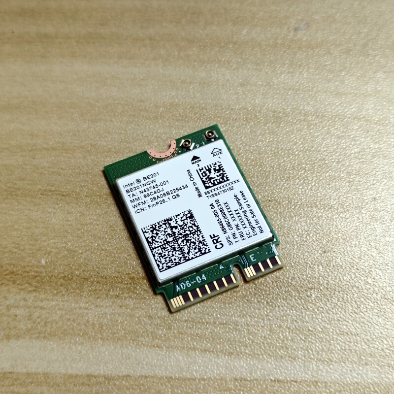 Intel BE201 WiFi7 WLAN card 5.4BT Bluetooth cnvio3 interface For win10 ...