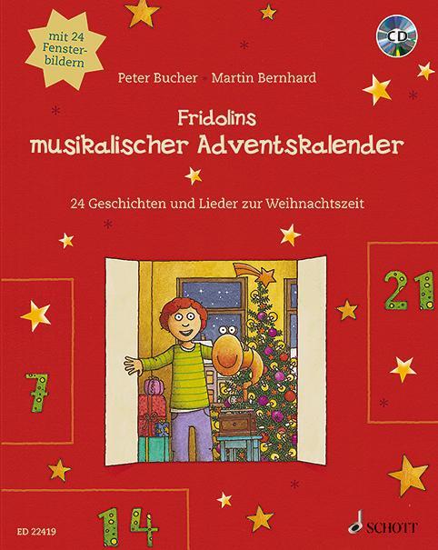 Thumbnail - Fridolins Musikalischer Adventskalender | Buch | 9783795744540