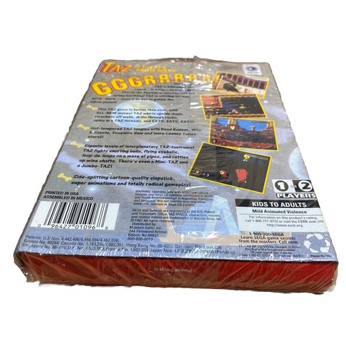 Sega Genesis Taz In Escape From Mars Mega Hit Series NEW FACTORY SEALED RARE - Picture 3 of 7