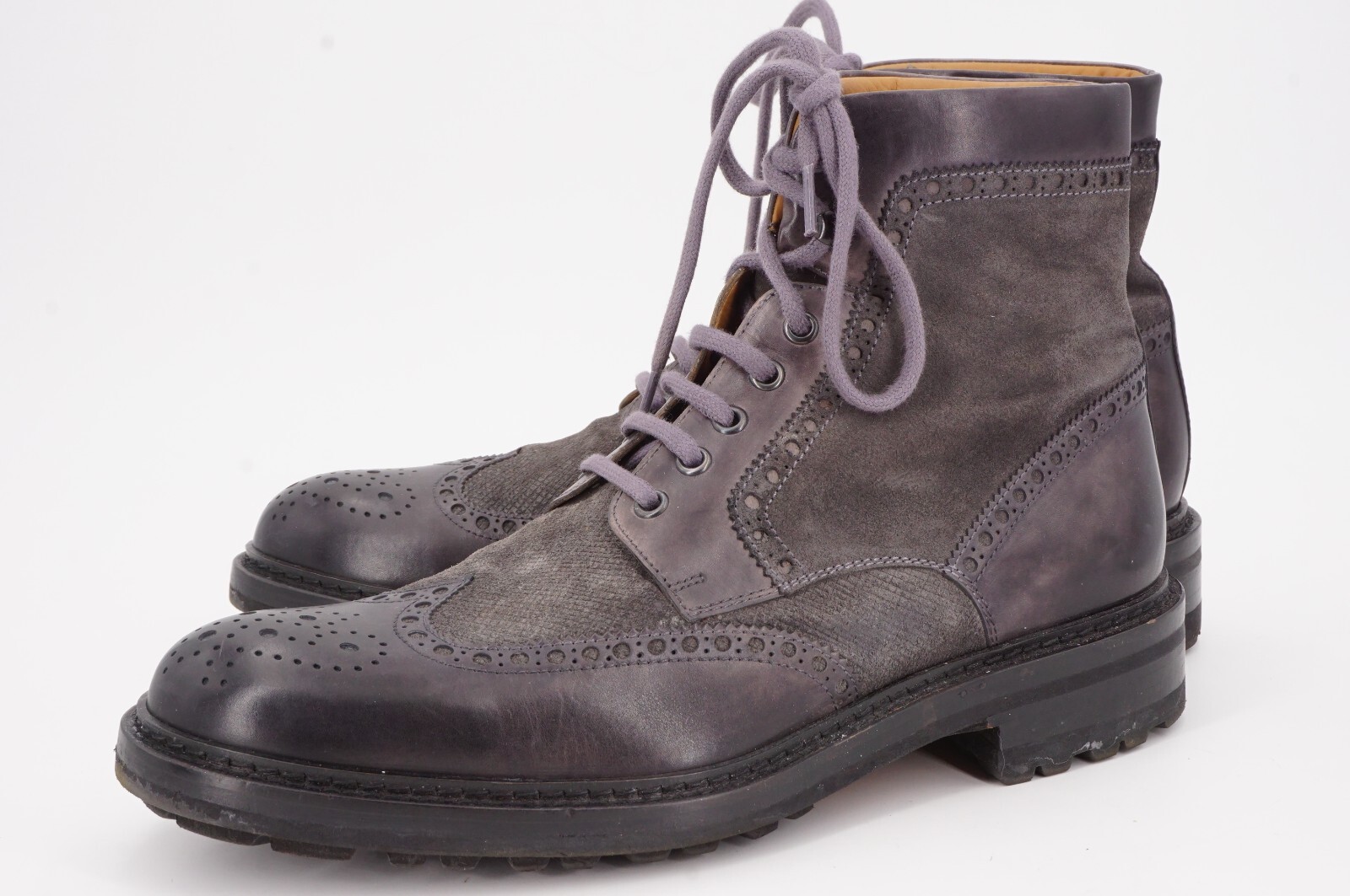SAOLA $595 STIVALE DERBY MAGNANNI CACERES 9 5 D 42 5 SUOLA IN GOMMA GRIGIO BRUNITO