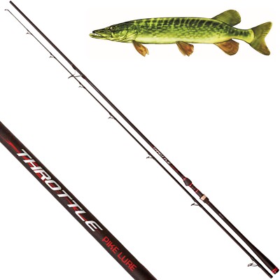 Quantum Throttle Pike Lure 25g-100g / 2,40m-2,70m Hechtspinnrute für Große Köder