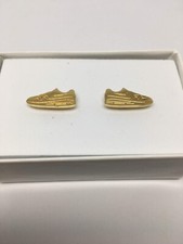Nike Air Max Shoes Gold Earrings 925 Silver - Authentic Nike Merch