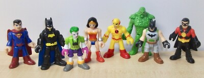 8er Set DC Comics Imaginext Actionfiguren inkl. Superman, Batman, Flash & Robin