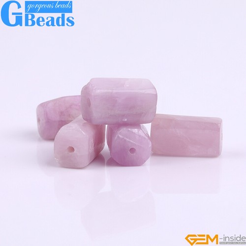 Natural Assorted Gemstone Faceted Tube Column Beads for Jewelry Making 8x12mm - Picture 141 of 192
