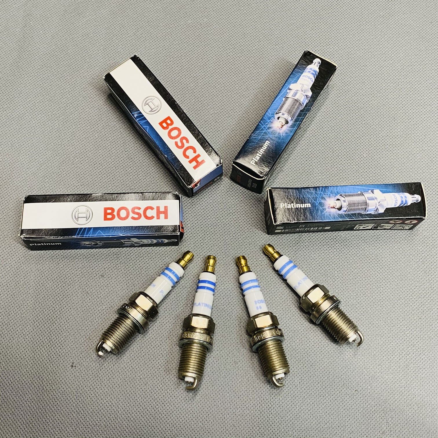 OE Platinum Spark Plug 4PCS For Chevy Tracker Hyundai Elantra Mazda 626 L4 2.0L