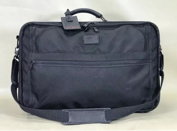 Used Tumi Made In USA Black Ballistic Nylon 21” Carry On