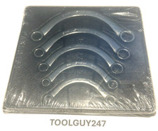 Snap On Cxm605 10mm -21mm Metric Half-moon Obstruction Box Wrench Set Usa Tools