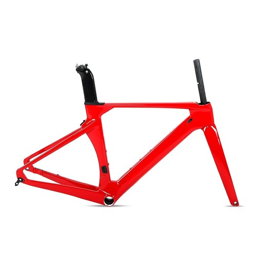 700*28C Carbon Fiber Road Bike Frameset Internal Routing Thru Axle 142*12mm - Picture 9 of 30
