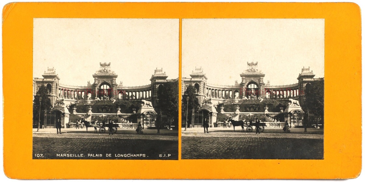 FRANCE, MARSEILLE, JARDIN zoologique, Tirage vintage, 1901