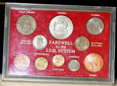 Abschied von der PCP System .Münzen Set. Großbritannien. Münzenlot Sammlung. - Bild 1 von 2