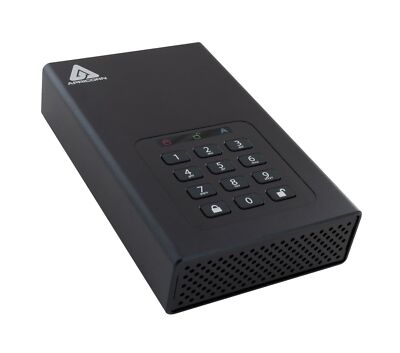 Apricorn 2TB Aegis Padlock DT 256-Bit Encrypted USB 3.0 Hard Drive (ADT-3PL25...