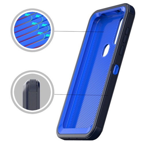 Custodia telefono + vetro temperato + clip cintura adatta per Motorola Moto G Power 2022 - Foto 16 di 29