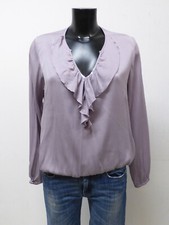 JOE TAFT DAMEN TUNIKA SHIRT GR 36 DE / FLIEDER & 95% SEIDE - NEUW.. ( Q 0561 )
