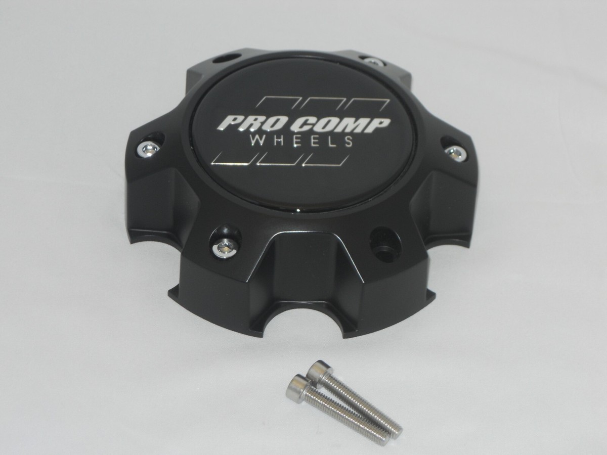 PRO COMP 41 PHASER FLAT MATTE BLACK WHEEL RIM CENTER CAP