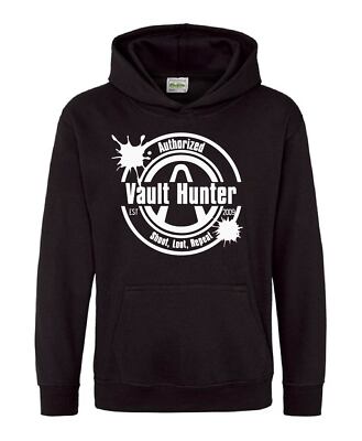 Vault Hunter Borderlands Inspired Gaming Kids Adults Unisex HOOD HOODIE