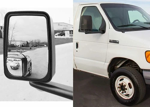 Velvac 714575 Standard Black 2020 Mirror Head Velvac Ford Chevy 