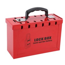 Lockout Box Padlock Set Safety Group Lockout Box With 12 Pcs 38mm Padlocks 24