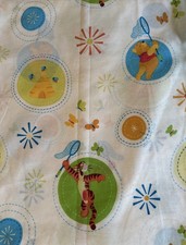 Disney Winnie The Pooh Full Sheet Set Flat Fitted Tigger Bedroom Bed Bedding