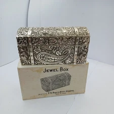 Vintage FB Rogers Silver Company  Trinket Box