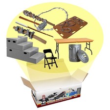 Set di accessori HARDCORE 10 pezzi per action figure WWE & AEW Wrestling