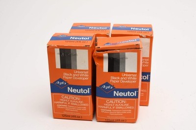 4X Agfa Neutol Liquid Paper Developer 4 fl oz. New