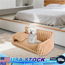 Pet Couch Bed Washable Cat Beds Fluffy Cat Sofa for Medium Small Dogs Pet Bed