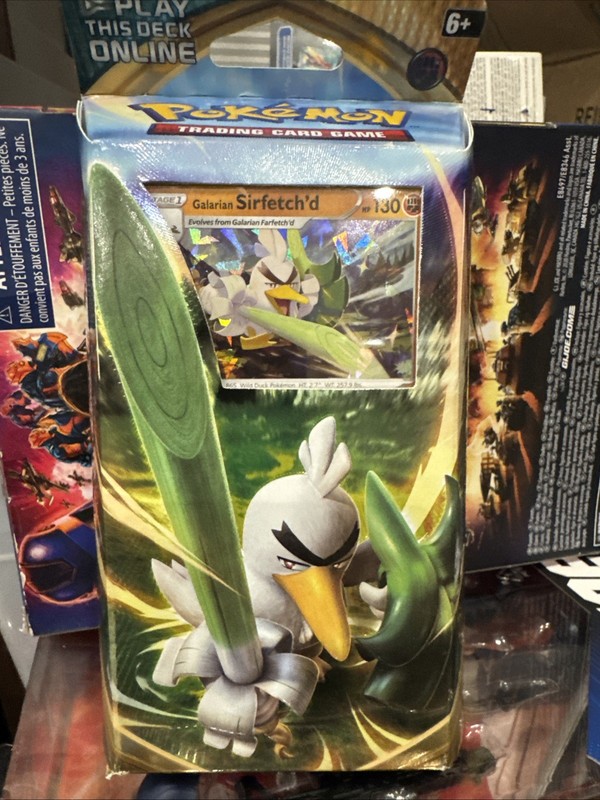 2020 Pokemon Sword & Shield Darkness Ablaze Galarian SirFetch'd Theme Deck