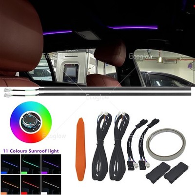 11 Colour RGB LED Roof Skylight Sunroof Ambient Light For BMW X3 G01 G08 G45 G48