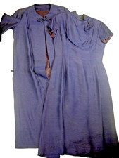 VTG Womens 1940s FAB 2 Pc BLUE Petite GLAMOUR Suit SZ xs/s 1940s Dress  CAPE
