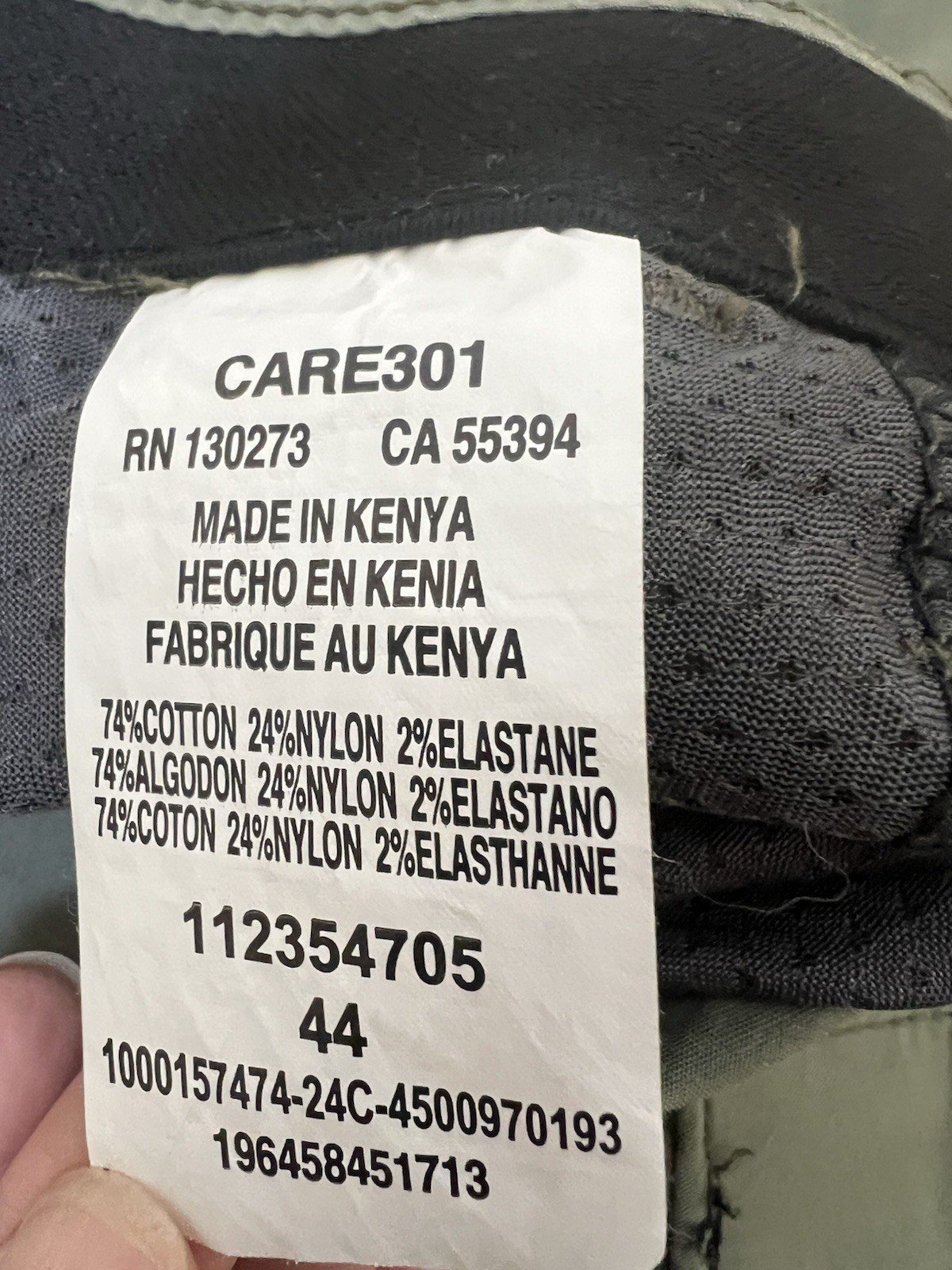 Men's Wrangler All Terrain Gear Cargo Shorts NWOT, Green, Size 44, 10" Inseam thumbnail 4