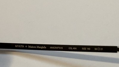 NWT $595 MYKITA + Maison Margiela Glasses MMCRAFT016 COL 404 | eBay