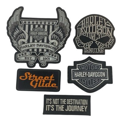 Lot Of Harley-Davidson Motorcycle Patches 4 Officially Licensed Plus 1